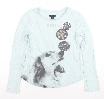 T-Shirt Teenss UK Größe L Gap Kinder blau Baumwolle