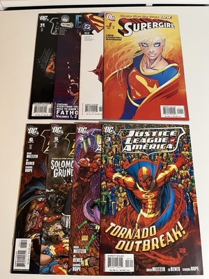 Michael Turner Comic Lot of 8- Supergirl #1 (2005), Fathom, Superman, JLA VF 7.5