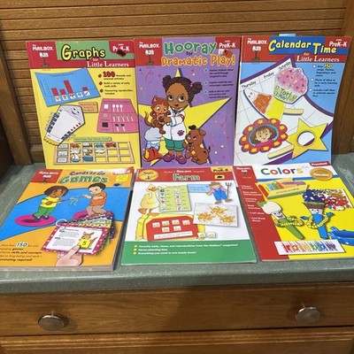 (6) Pre-k Teacher Graphs Dramatic Play Calendar Farm Colors Games Mailbox 