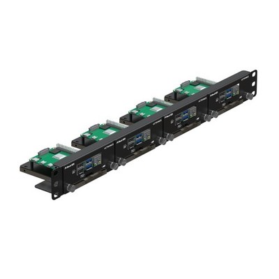 19  1U Rack Mount for Raspberry Pi with SSD Mounting Brackets, Thumbscrews Fr...