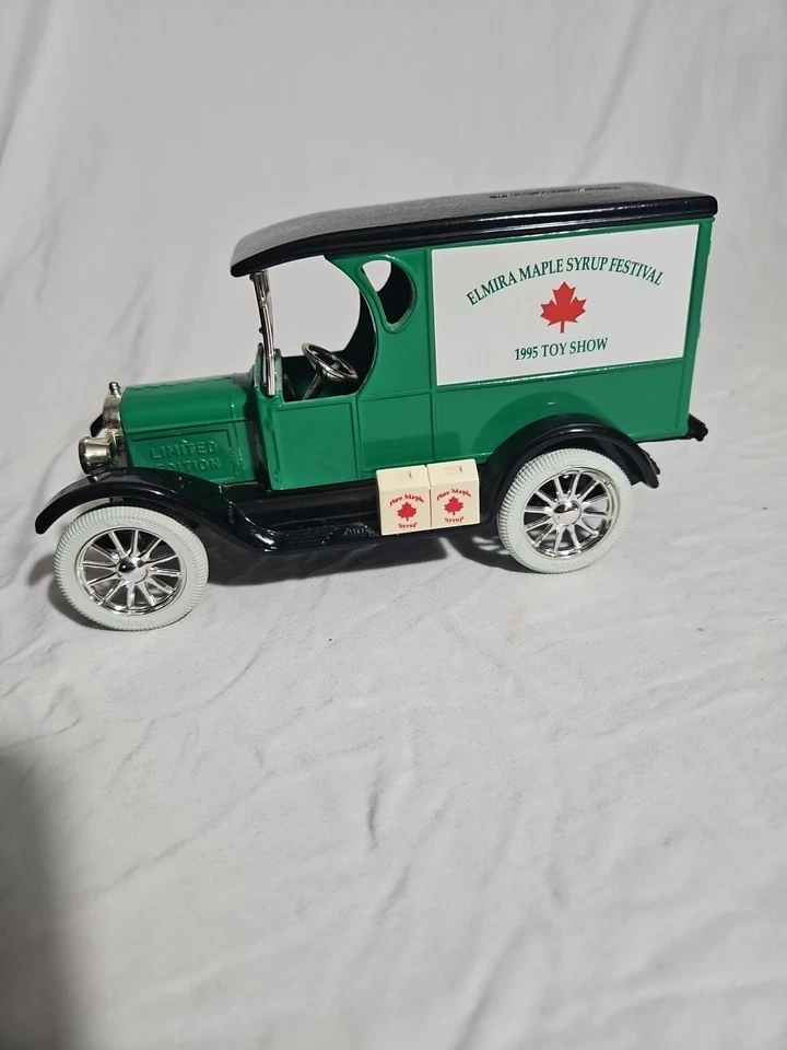 ERTL Relpica 1923 Elmira Кленовый Сироп Фестиваль Доставка Фургон Литая Банка - Изображение 2 из 4