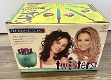 WORKS Y2K Remington Twisters Bendable Hot Hair Rollers 20 H-2030 Hairstyles Curl