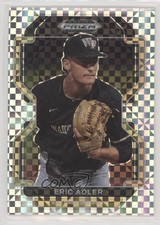 2022 Panini Prizm Draft Picks Power Plaid Prizm 27/35 Eric Adler #PDP191 4z8