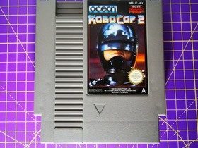 Cartucho de sistema de entretenimiento Robocop 2 NES Nintendo + funda antipolvo