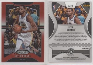 2019-20 Panini Prizm Red Prizm /299 Kevin Durant #210