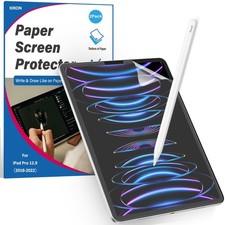 XIRON 2 PACK Paper Screen Protector Compatible with iPad Pro 12.9 2022 202...