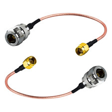 N Type Female to SMA Male RG316 Coaxial Cable 6 Inch Type N to SMA Coaxial Adapt