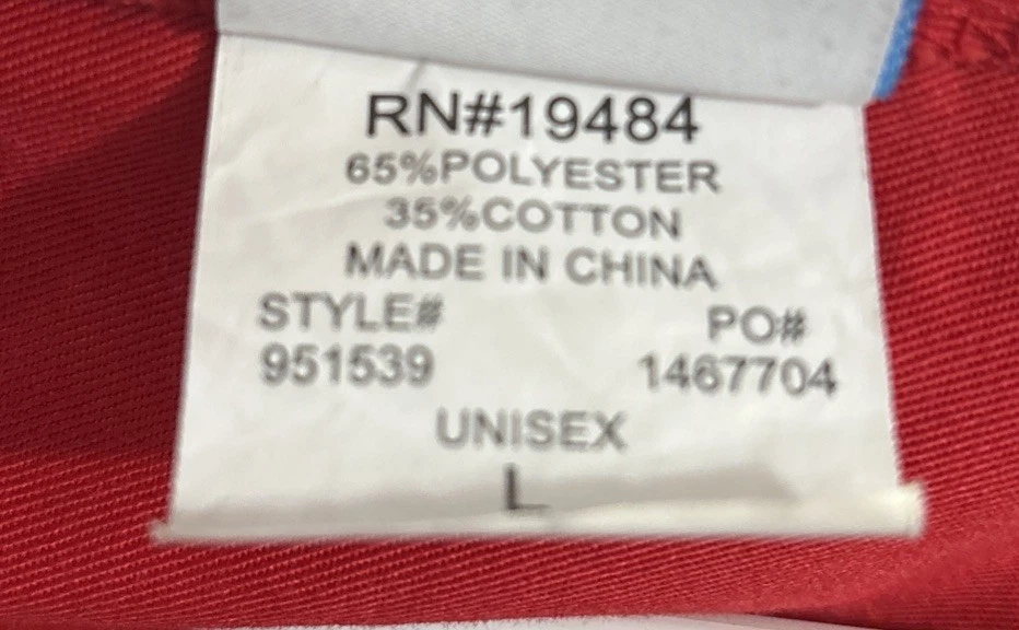 Michaels Arts & Crafts Store Employee Red Vest Adult Worker Uniform Size Large - Image 4 of 4