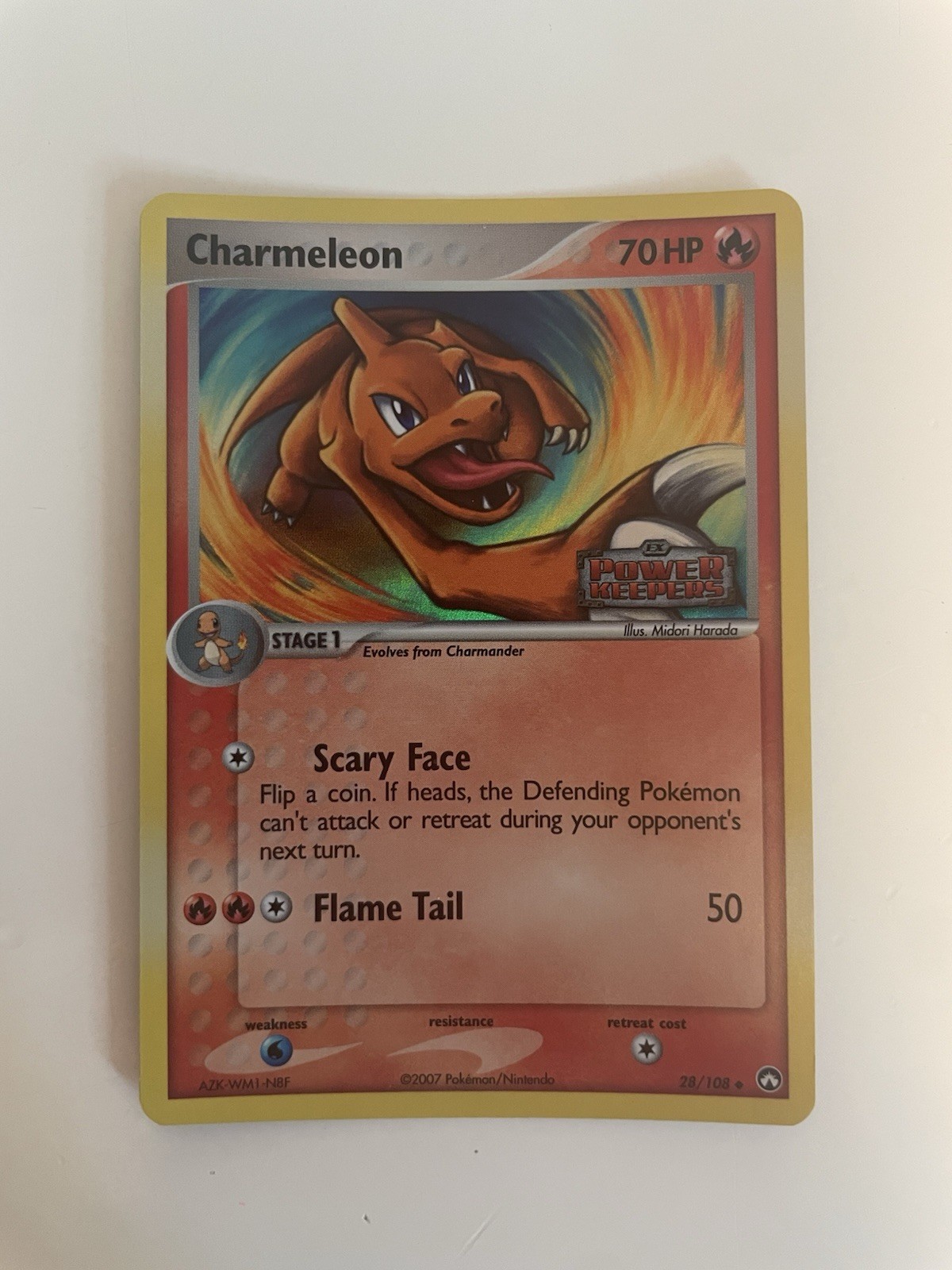 Pokémon Charmeleon 28/108 Power Keepers Reverse Holo 