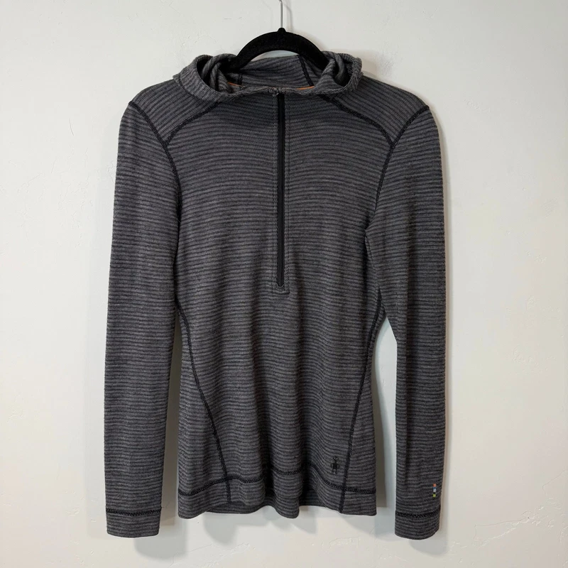 smartwool merino wool 250 half zip pullover hoody base-layer