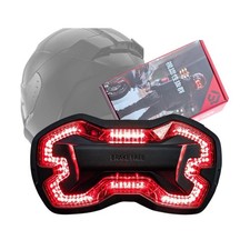 Brake Free Helmet Light - Smart Wireless Motorcycle Lights- Weatherproof LED ...