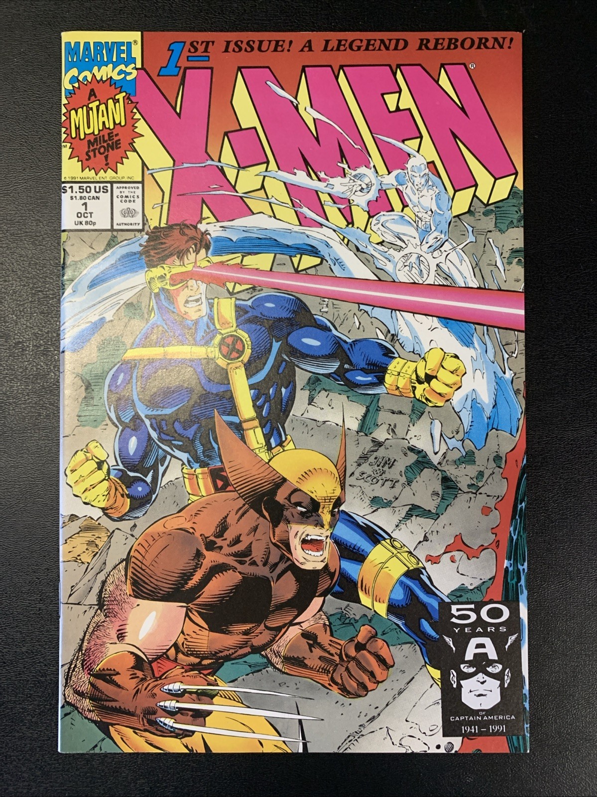 Marvel X-Men #1 Comic Book 1st Issue a Legend Reborn 1991