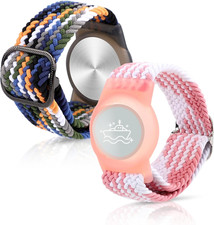 2Pcs Stretchy Holder for Princess Cruise Medallion, Adjustable Braided Watch Hol