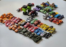 Hot Wheels, Matchbox, Disney Pixar,  Misc Lot of 66 Loose vehicles, trucks