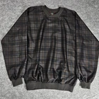 Highlander Pullover Windbreaker Jacket Mens M Plaid Multicolor L/S