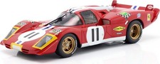 Ferrari 512S 5.0 V12 Long Tail #11 4th 1970 24h Le Mans in 1:18 scale by WERK 83