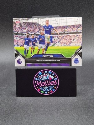 2025 Everton Topps Now James Garner First Win In New Stadium