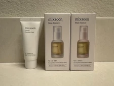 Mixsoon Bean Essence 20ml x2 + Centella Cleansing Foam 20ml Korean Skincare Set