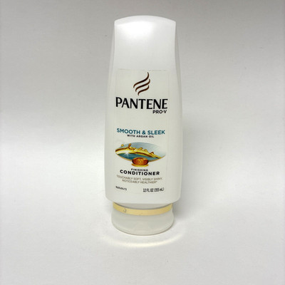 Pantene Pro-V SMOOTH & SLEEK Finishing Conditioner, 12fl oz | NOS w/Argan Oil