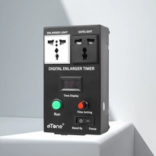 eTone Digital Enlarger Timer Precision With Foot Switch Darkroom Photo EquipmeCx