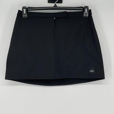 Alo Yoga High Speed Mini Skirt Black Size M Athletic Tennis Athleisure