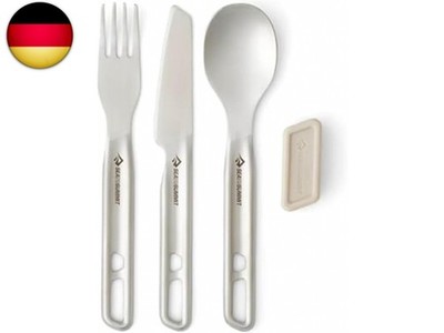 SEA TO SUMMIT - Detour Stainless Steel Cutlery Set - 1 Person, 3-teilig -