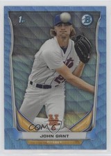 2014 Bowman Prospects Chrome Blue Wave Refractor John Gant #BCP74 0o6v