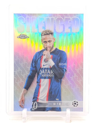 NEYMAR JR 2025-26 TOPPS CHROME SILENCED SOCCER #SHH-1 PARIS SAINT-GERMAIN Q7656
