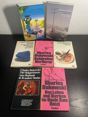 Charles Bukowski - 8 Bücher Paket / Eine Kinoreklame in der Wüste, Faktotum