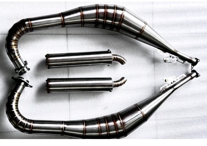 Full Exhaust Pipes for Yamaha RD250 RD350 YPVS LC | Retro 2-Stroke