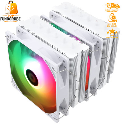 CPU Luftkühler Peerless Assassin 120 SE ARGB Weiß 6 Heatpipes 120mm für AM4 AM5