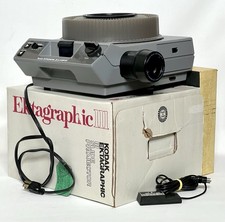 Kodak Ektagraphic III Professional Slide Projector 102 152mm W/Carousel  Remote