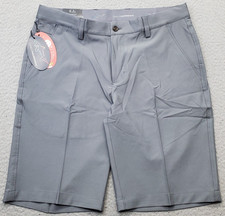 Greg Norman Golf Shorts Mens 32 Gray ML-75 Play Dry Performance Stretch G7S9H902