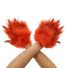 Cats Paws Gloves Cosplay Animal Paws Fingerless Mittens Therians Paws Fursuit