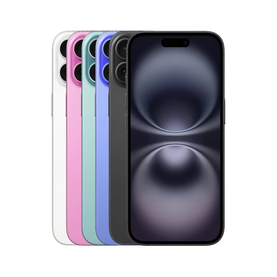 Apple iPhone 16 128 256 512GB Black Teal Pink Ultramarine White - Excellent