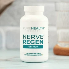 PureHealth Research NERVE REGEN Formula - Nervous System Supplement - 60 Caps