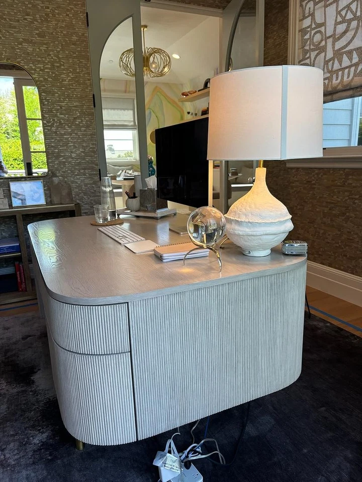 Escritorio Glam Estilo Caracole Hollywood Regency Clásico Estilo Dama Foto 4 de 4