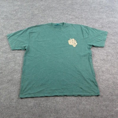Golds Gym Wolves Shirt Mens 3XL Green Short Sleeve Freelect Graphic Tee
