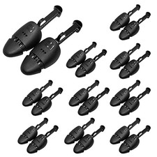 WAJJ 10 Pairs Upgraded Practical Adjustable Length Men Shoe Tree Stretcher Ho...