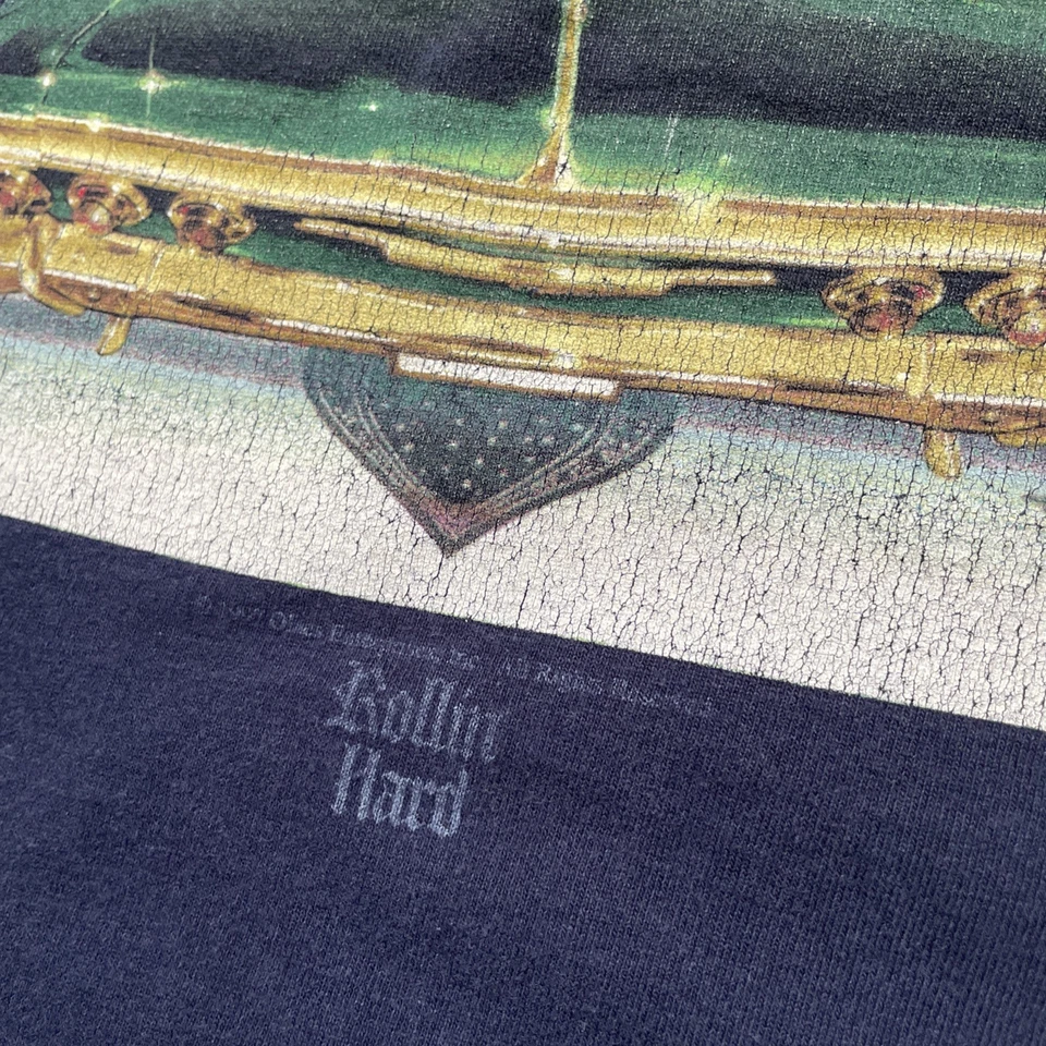 Camiseta De Colección Años 90 Rollin Hard Lowrider Joker Ases Poker Impala Gangster L Foto 2 de 4