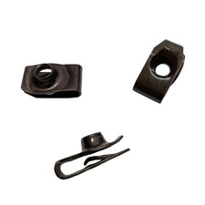 M8 U -Style Clip-On Nut,U-Type Fasteners Pack of 25 