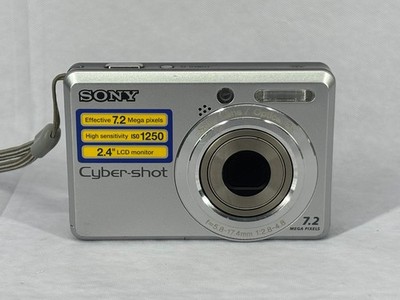 Sony Cyber-Shot DSC-S730 3x Optical Zoom 7.2M Compact Digital Camera Silver
