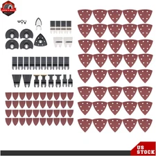 Quick Release Tool Saw Blades Multitool Kits 113Pcs Sandpaper Cutting Plastics