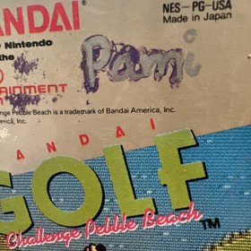 Bandai Golf: Challenge Pebble Beach  (Nintendo NES, 1989) Cart Only | Tested