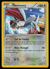 Skarmory 69/108 Rare Roaring Skies Pokemon Reverse Holo Near Mint