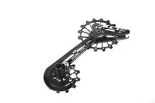 KCNC Road Cycle Bike Oversized Pulley Wheel Cage for Shimano r9100/r8000 Black