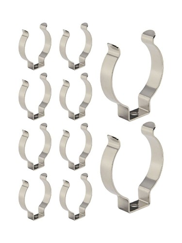 FEDER FROTTEE CLIPS OFFEN TYP FEDERSTAHL WERKZEUG CLIPS STRAPAZIERFÄHIG Packung -10 - Bild 120 von 144