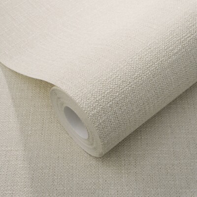 Einfache Creme Beige Tapete Leinenoptik Strukturkleister The Wall Free Match