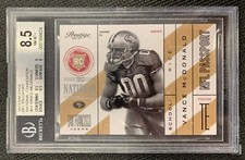 2013 PRESTIGE VANCE MCDONALD NFL PASSPORT RC ROOKIE CARD #32 BGS 8.5 NM-MT+ 4/5. rookie card picture