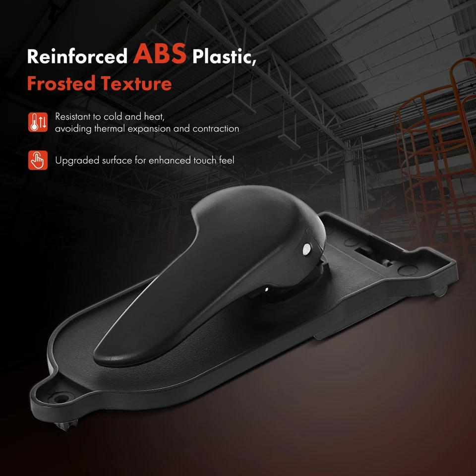 2x Manija de puerta interior delantera o trasera negra para Ford EcoSport 2004-2012 Fiesta Foto 3 de 4